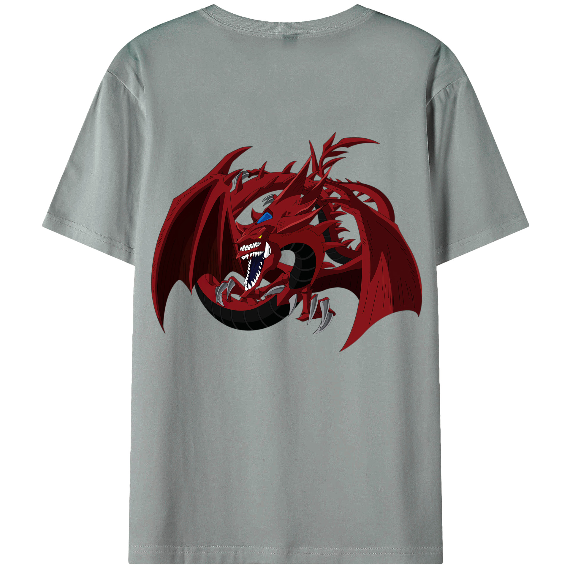 （画像用） 遊☆戯☆王 Yu-Gi-Oh! 綿100％ メンズ半袖Tシャツ（バックプリント） 通気性